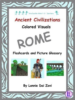 Preview of Colorful Visuals of the Ancient Rome Include Me© Series