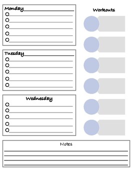 Weekly Planner by Mary Harris | TPT