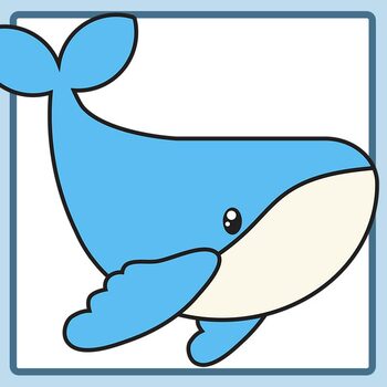 clip art cute whale