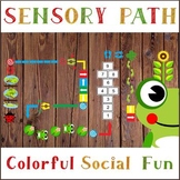 Bundle of Colorful, Word and Fruits Floor Sensory Path set