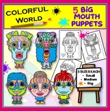 Colorful World Big Mouth Puppets
