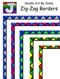 Colorful Zig-Zag Borders