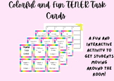 Colorful and Fun TENER Task Cards