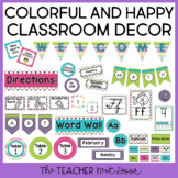 Colorful and Happy Classroom Decor