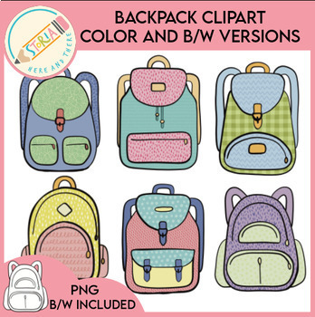 Backpack Picture for Classroom / Therapy Use - Great Backpack Clipart