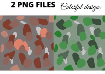 Preview of Colorful camouflage school army military background