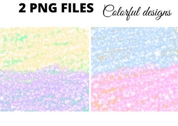 Preview of Colorful glitter sparkle background