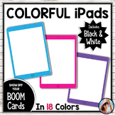 Colorful iPad Clip Art for Technology Covers
