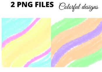 Preview of Colorful pastel watercolor background abstract art