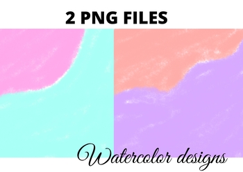 Preview of Colorful watercolor abstract texture art