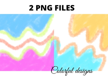 Preview of Colorful watercolor abstract texture art background