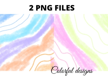 Preview of Colorful watercolor abstract texture art design background