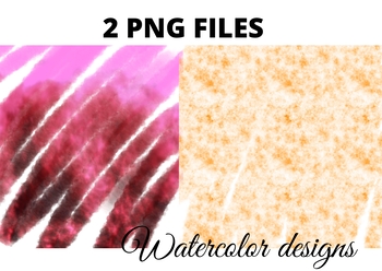 Preview of Colorful watercolor background clipart