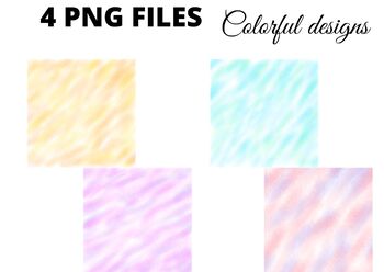 Preview of Colorful watercolor pastel background clipart png boho texture
