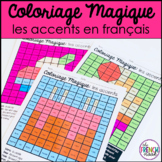 Coloriage Magique les accents | French accents colour by code