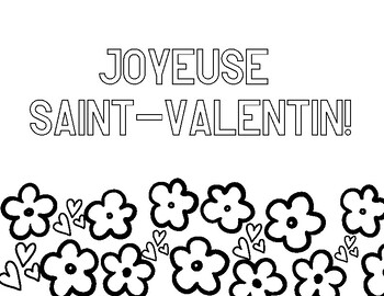 Coloriage pour la St-Valentin by Shop with Clau | TPT