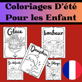 Coloriages D'été Pour les Enfants : Feuilles de coloriage 