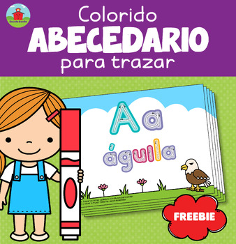 Preview of Colorido Abecedario para trazar / Colorful Alphabet trace in SPANISH