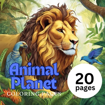 Preview of Coloring : Animal planet