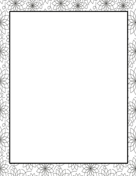 Coloring Blank Pages by Bobbi Bates | Teachers Pay Teachers