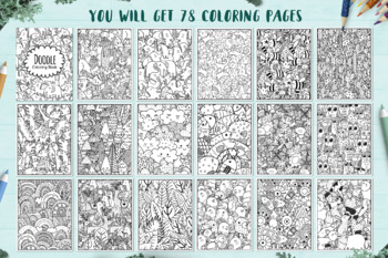 Download Coloring Book Bundle Printable Coloring Pages Pdf For Adults And Kids