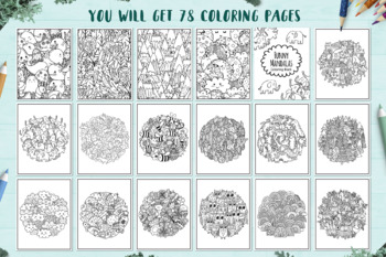 All 4 Coloring Books Bundle – ChubbleGumLLC