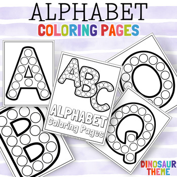 Preview of Coloring Book | Coloring Pages Alphabet A-Z Letters ABC Worksheets Printable