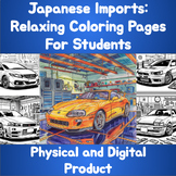 Coloring Book Pages | Japanese Imports | 50+ Pages | Relax