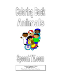 Coloring Book for Animal Words