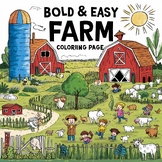 Coloring Book for Bold & Easy Farm