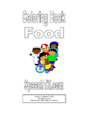 Coloring Book for Food Words