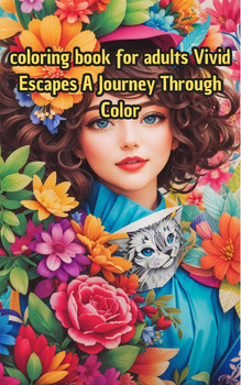 Preview of Coloring Book for adults Vivid Escapes A Journey Through Color