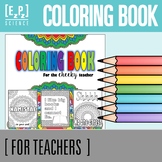 Coloring Book for the Cheeky Teacher