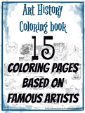 Coloring Book of Art History and Famous Artists 15 Colorin