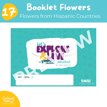 Preview of Coloring Booklet Flowers  - Spanish