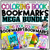 Coloring Bookmarks - Early Finisher Activities - BUNDLE