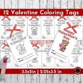 Valentine Cards for Kids School and Home, DIY Coloring Boo