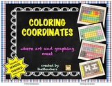 Coordinate Graphing - Coloring Coordinates - Where Art and