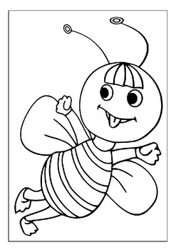 Bee Coloring Pages: Perfect for Homeschooling or Entertaining