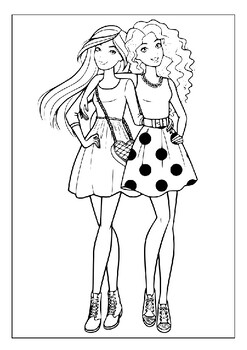 Coloring Mastery: Unlocking Creativity with Printable Barbie Coloring Pages