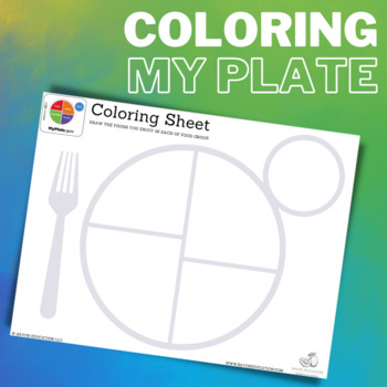 Preview of Coloring My Plate