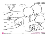 action verbs coloring page teaching resources teachers pay teachers