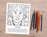 Coloring Page - Amy Tan