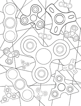 Marvelous Picture of Fidget Spinner Coloring Page - albanysinsanity.com