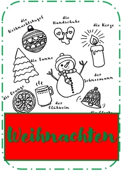 Preview of Coloring Page: Christmas in Germany