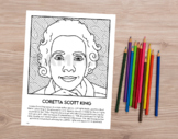 Coloring Page - Coretta Scott King