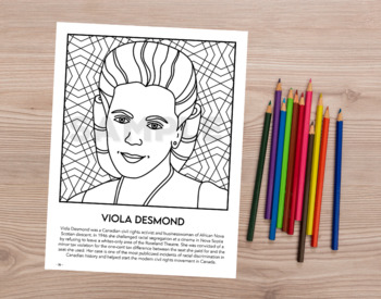 Preview of Coloring Page - Viola Desmond