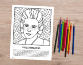 Coloring Page - Viola Desmond