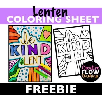 Preview of Coloring Page for Lent