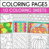 Coloring Sheets 1 Spring, Fall, Holiday Patterned Coloring Pages